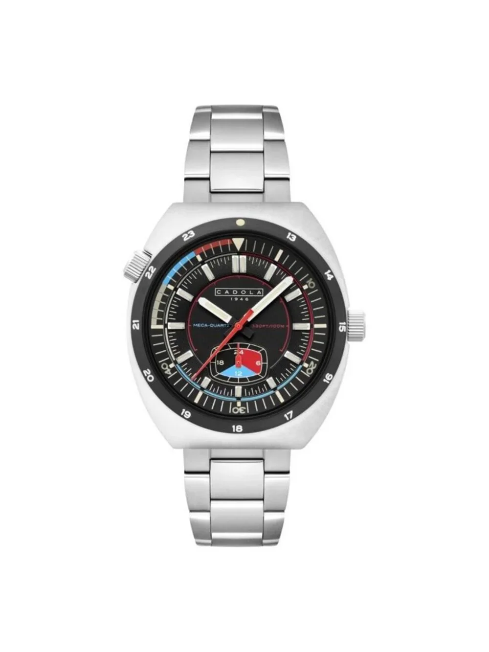 NWT Cadola Giulia Quartz Black Dial Men's Watch
